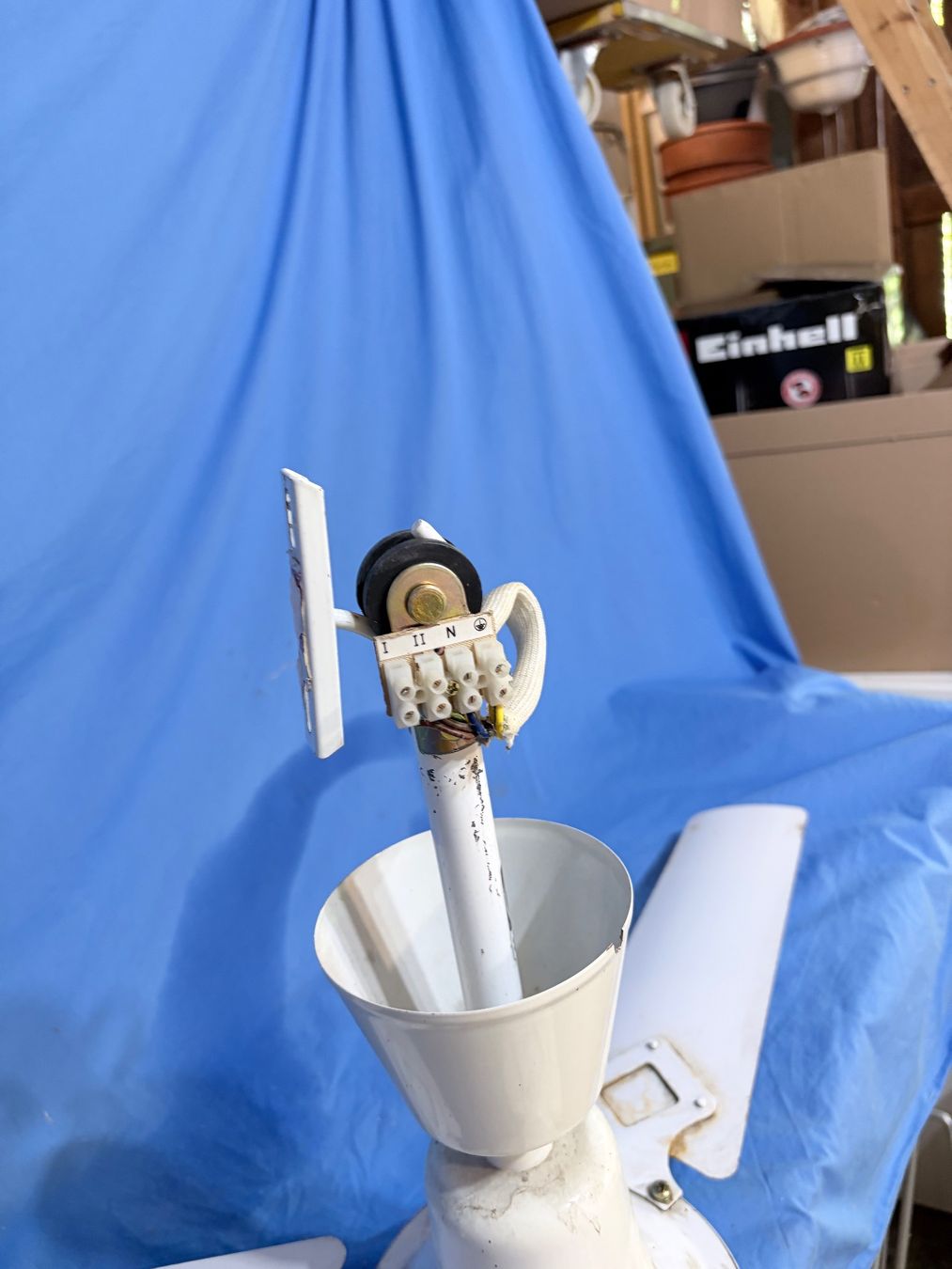 Ventilatoren: Deckenventilator Weiss, 50W, – Gebraucht aus Sevelen von Tschitschi 1