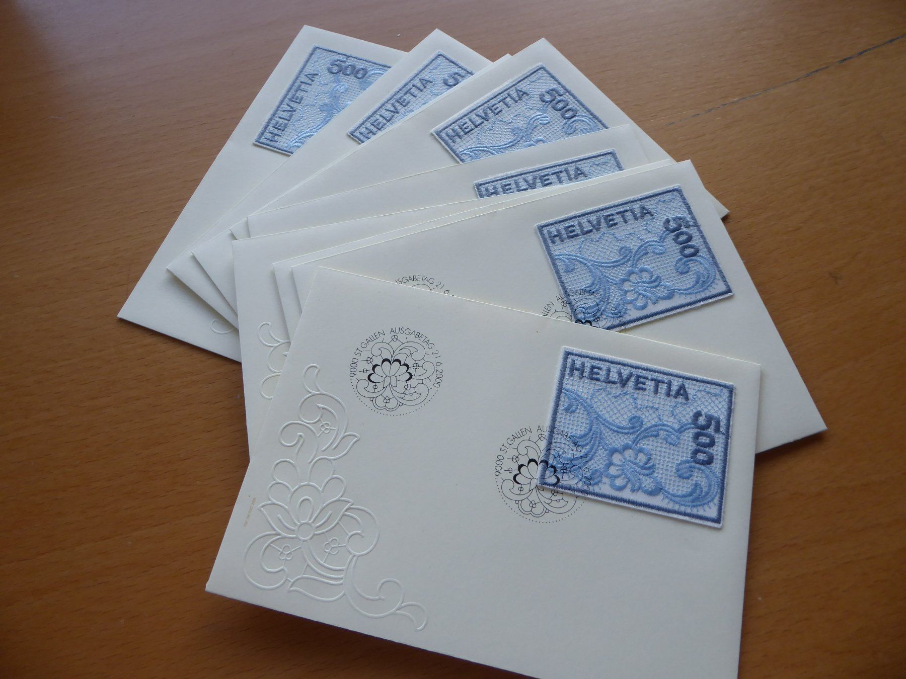 Tutti i francobolli: 10x Stickerei FDC – Usato da Rothrist venduto da swisstools
