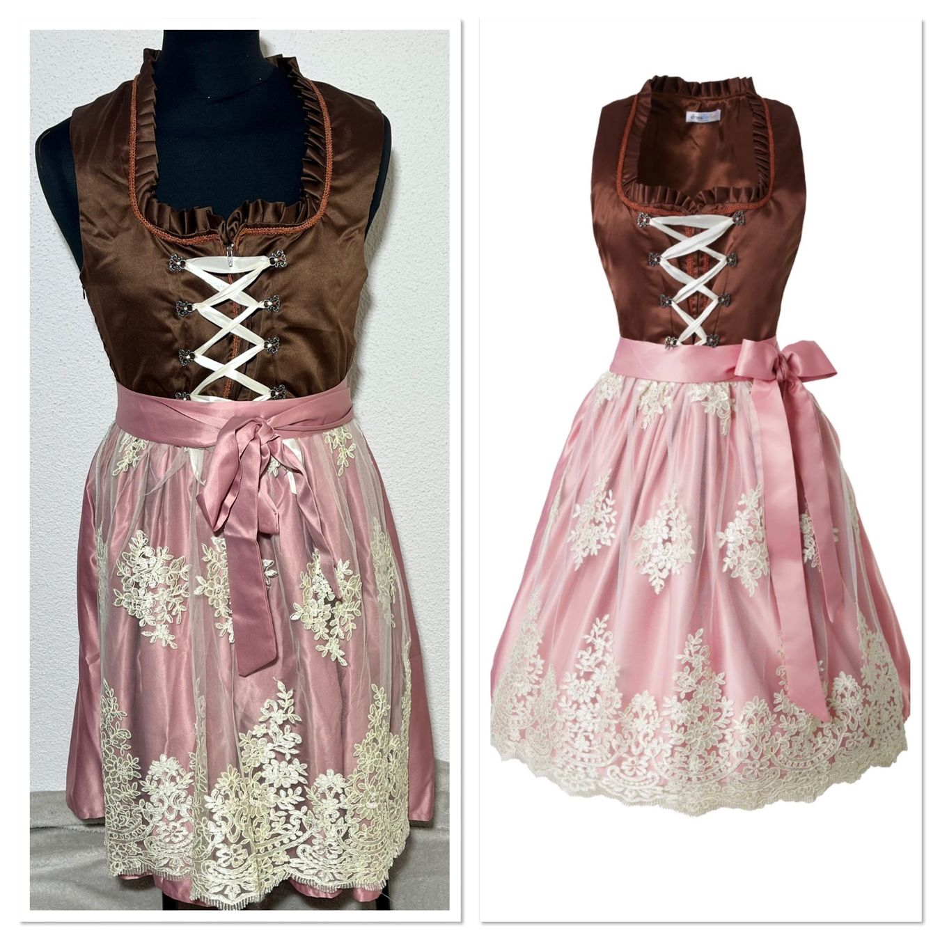 Costumi: Dirndl Kaufbeuren Gr. L – Nuovo e nell'imballaggio originale da Oberegg venduto da MZ_DiesundDas