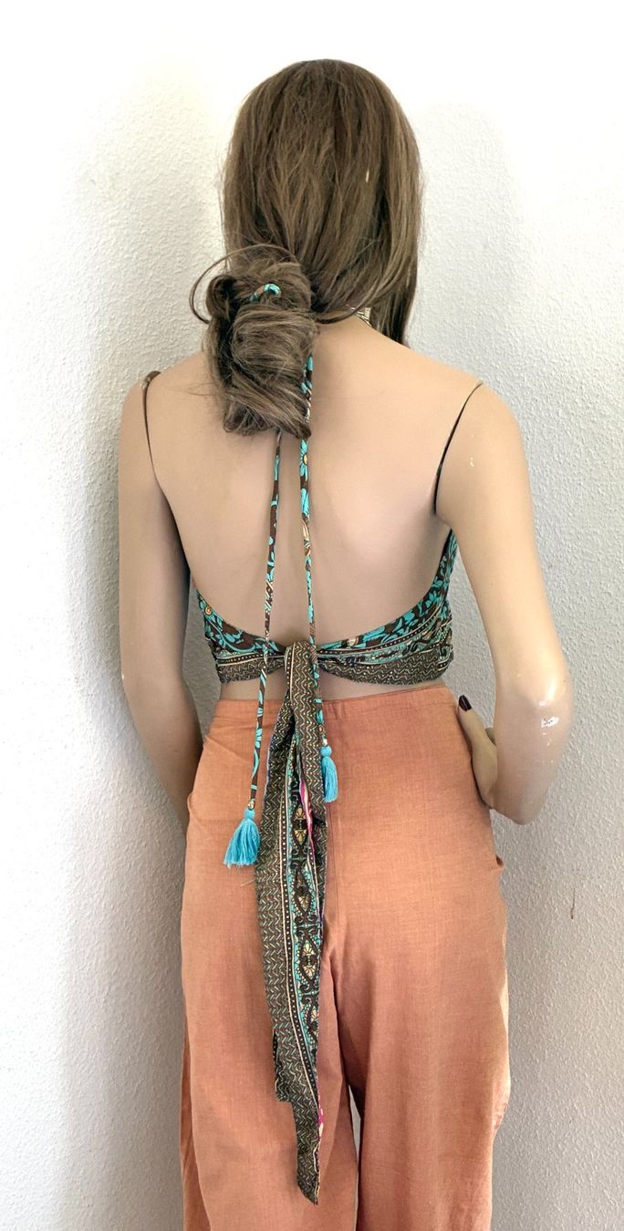 Kostüme: Ensemble Top mit Hose Baumwolle Indian Style – Gebraucht aus Kloten von Nephty 9