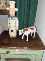 Dekoteil Eaychater🇫🇷 antikes Schwein🐽 & Kuh,
