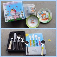 Vaisselle pour enfant neuve avec services/alles da fGeschenk
