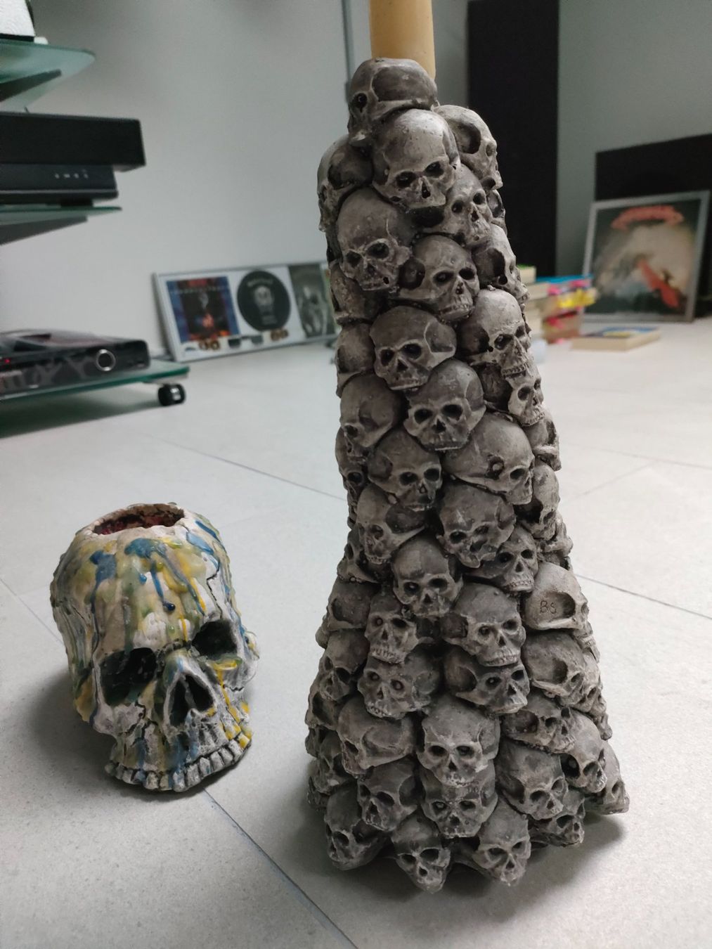 Portacandele: Kerzenständer Totenkopf – Usato da Aarburg venduto da Frys 8