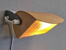 Ikea 1999 Strimma Design Wall Lamp Holz Wandlampe Hagberg