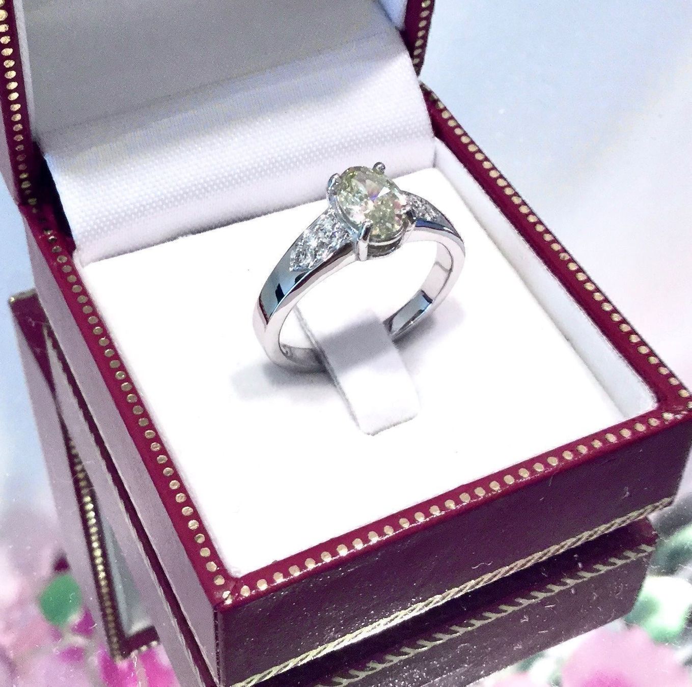 Ringe: Neu top 1.21 ct.Solitär-Diamant Ring 750 – Neu und originalverpackt aus Roggwil /BE von elegance45 4