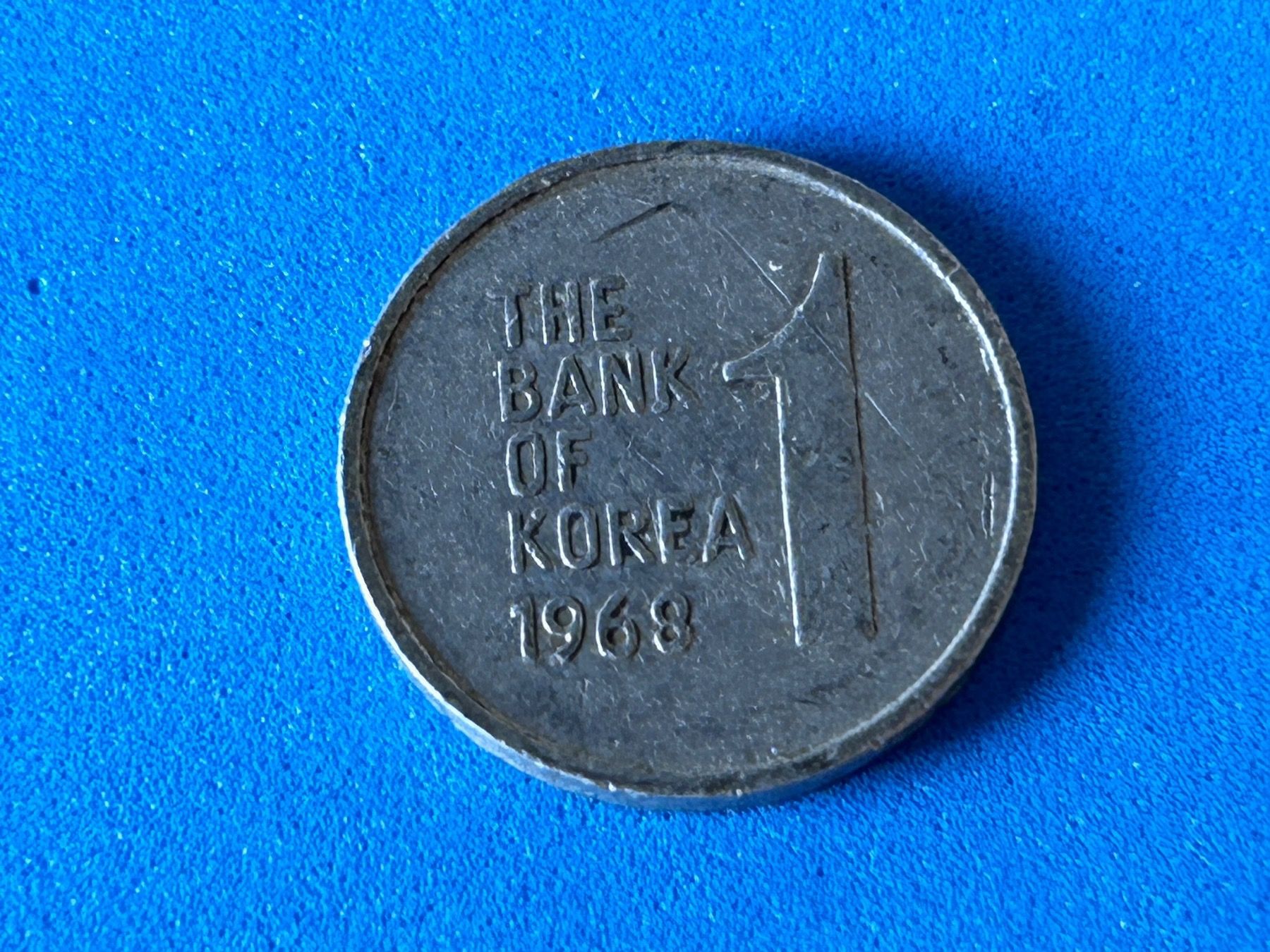 Tutti le monete: South Korea - 1 Won 1968 – Usato da Corcelles NE venduto da AJKader 6