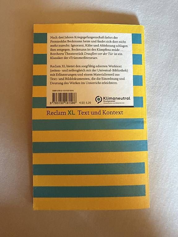 Libri: Draussen vor der Tür (Deutsch) – Usato da Sarnen venduto da ale_7ph7 1