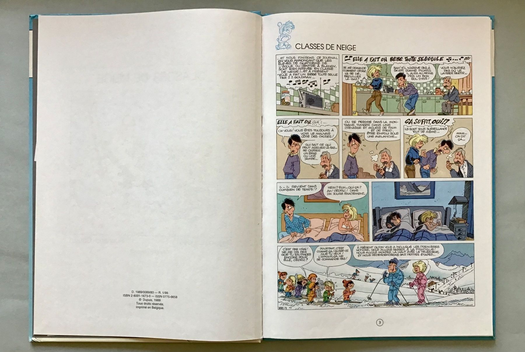 Fumetti: Comic Cédric Nr. 2 - Classes de neige – Usato da Bubendorf venduto da Alpenheidi 3