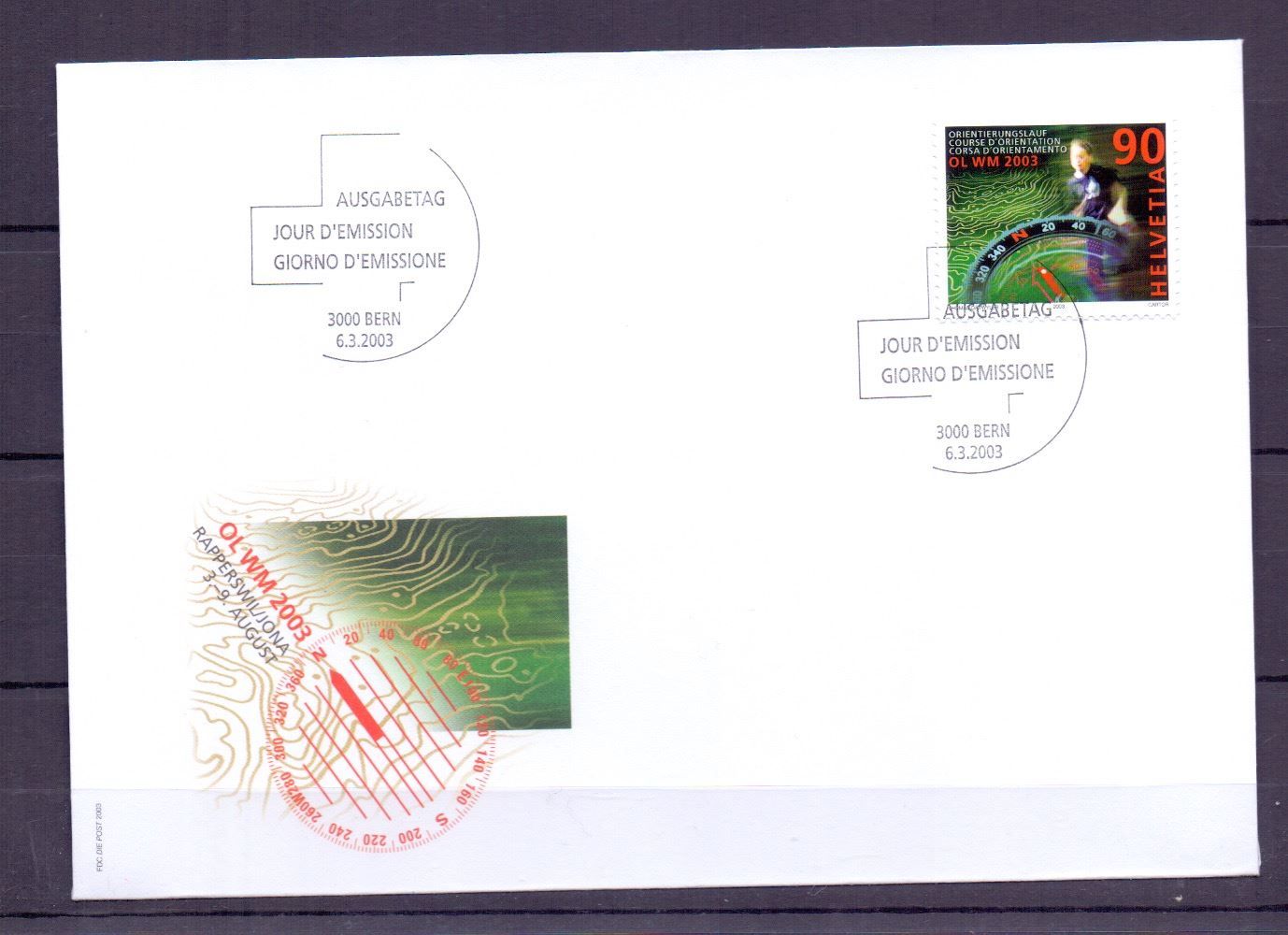 Tutti i francobolli: CH FDC Einzelmarke 2003 – Usato da Koblenz venduto da Markenhimmel