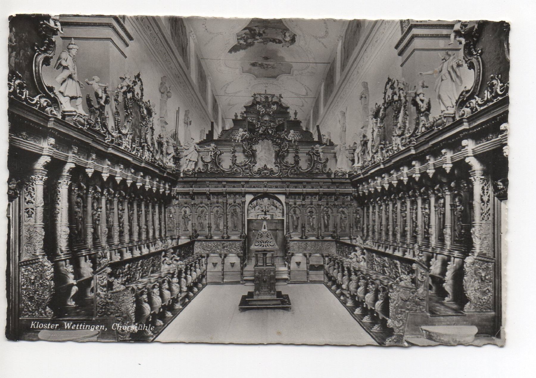 Cartes postales: WETTINGEN Kloster Chorstühle – D'occasion à Jona par philajona