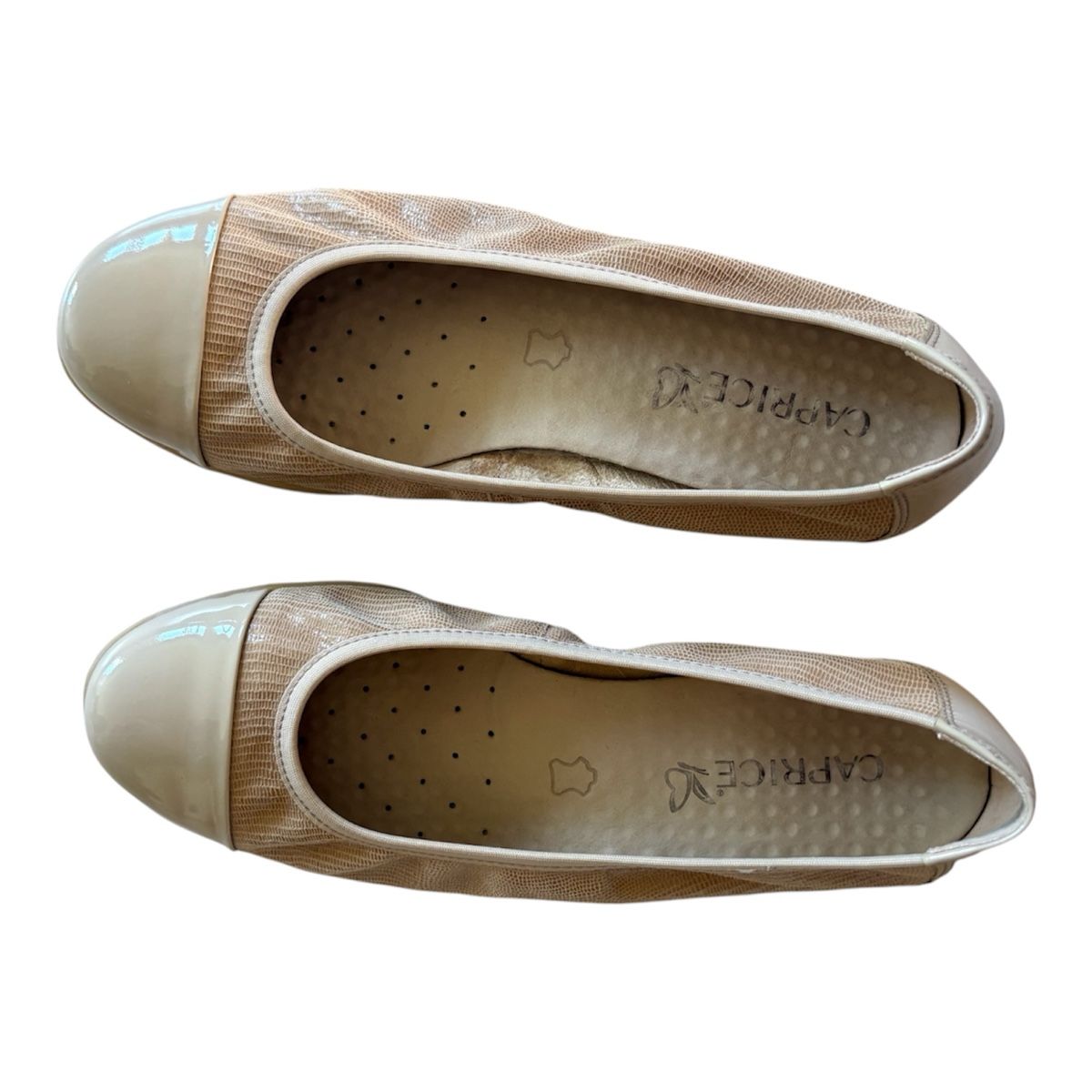 Scarpe da donna: Caprice Ballerinas beige Lackleder – Nuovo (secondo la descrizione) da Wittenbach venduto da sarah_09