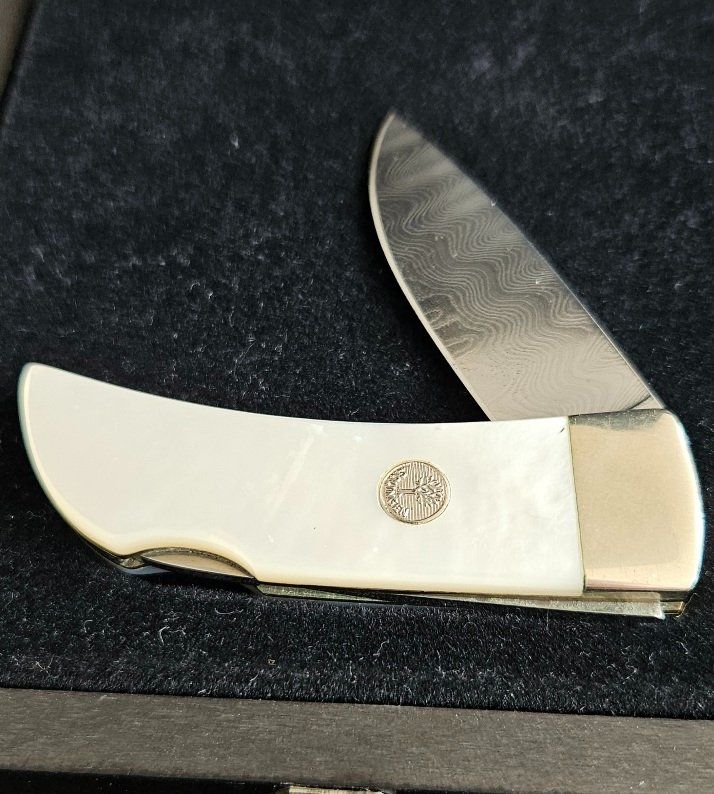 Coltelli tascabile: Böker Pocket Perlmutt Damast – Nuovo (secondo la descrizione) da Elgg venduto da Roophu 1