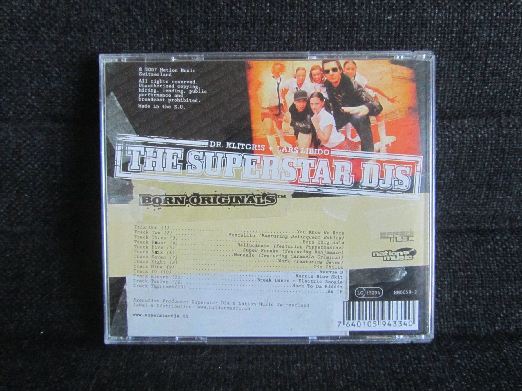 CD: SUPERSTAR DJS  --  BORN ORIGINALS – Usato da Seengen venduto da mikelele 1