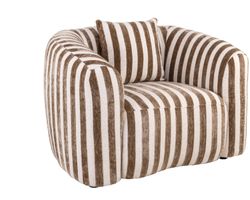 RICHMOND INTERIORS** Lounge chair Luxandra stripes sand