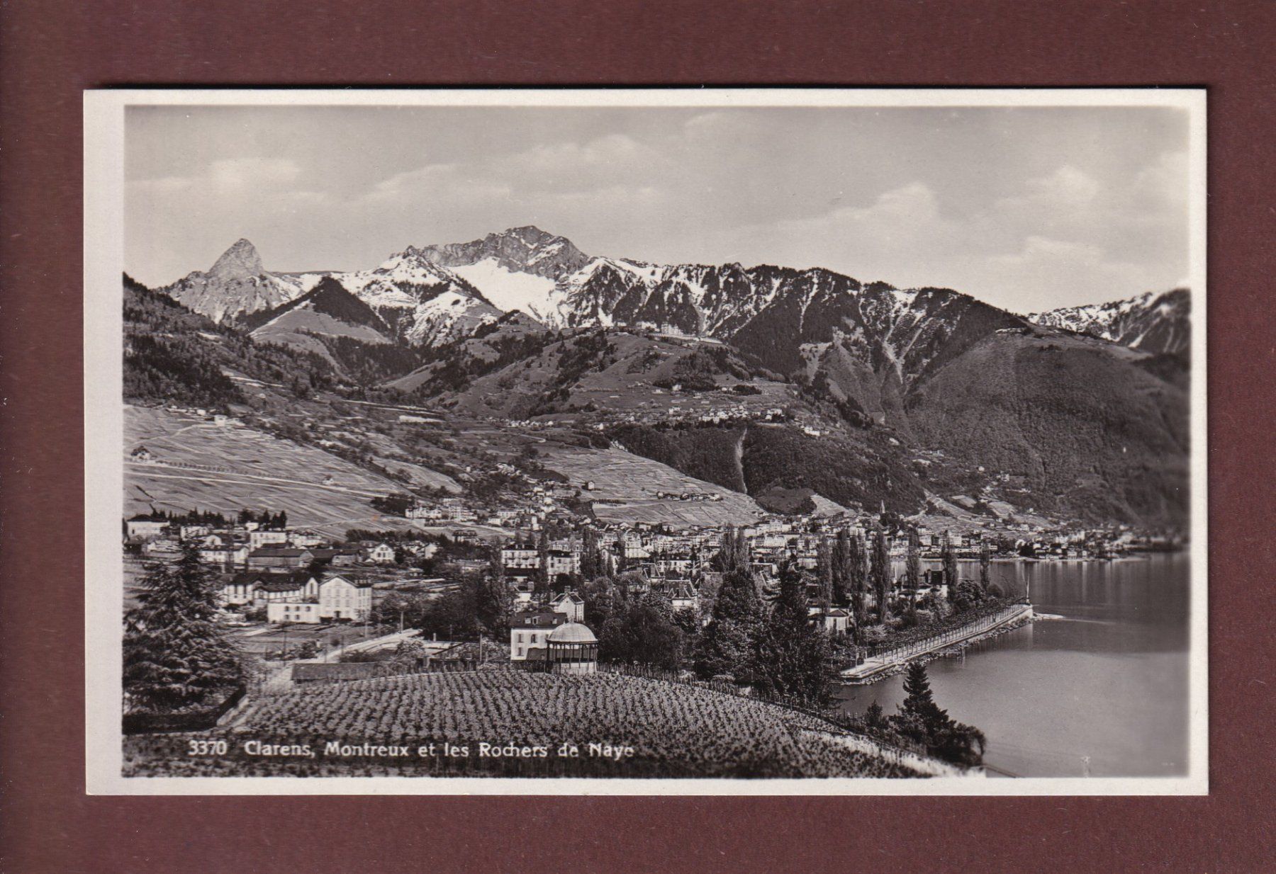 Cartoline postali: CLARENS - MONTREUX – Usato da Pully venduto da nicecards-shop