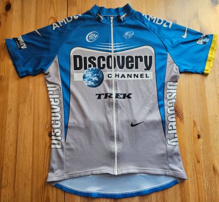 Radtrikot Team Discovery Channel Nike Gr. L Velo Radsport