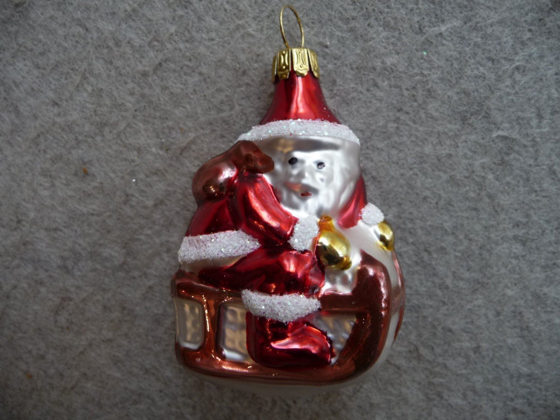 Tutte le decorazioni: kleiner Weihnachtsmann auf Schlitten – Nuovo e nell'imballaggio originale da Alpnach Dorf venduto da marvo