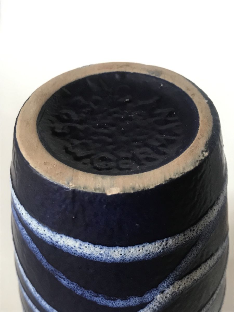 Vasen & Gefässe: Vase Scheurich W.Germany bleu 18cm fat lava – Gebraucht aus Winterthur von SilverFR 5