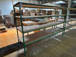 524 Lagerregal L=256cm T=66cm H=171cm aus Liquidation