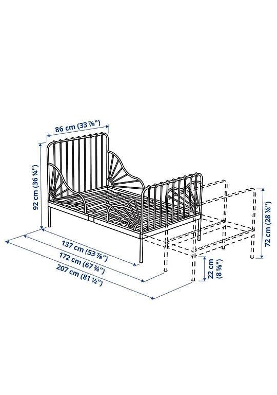 Letti: Minnen Kinderbett von Ikea – Usato da Strengelbach venduto da pat_6jp2 1