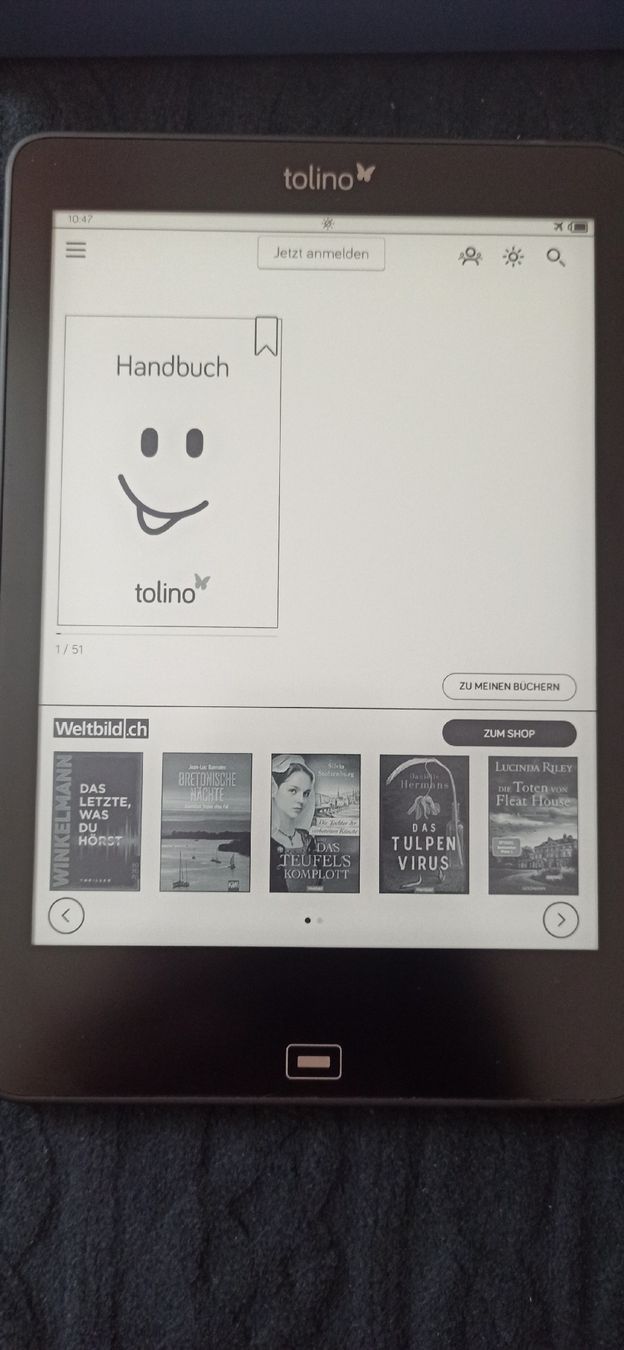 Tolino Tablet PC: Tolino Epos 1 + Hülle – Gebraucht aus Meggen von Malecifent