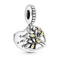 Original Pandora Charm Bicolor Anhänger
