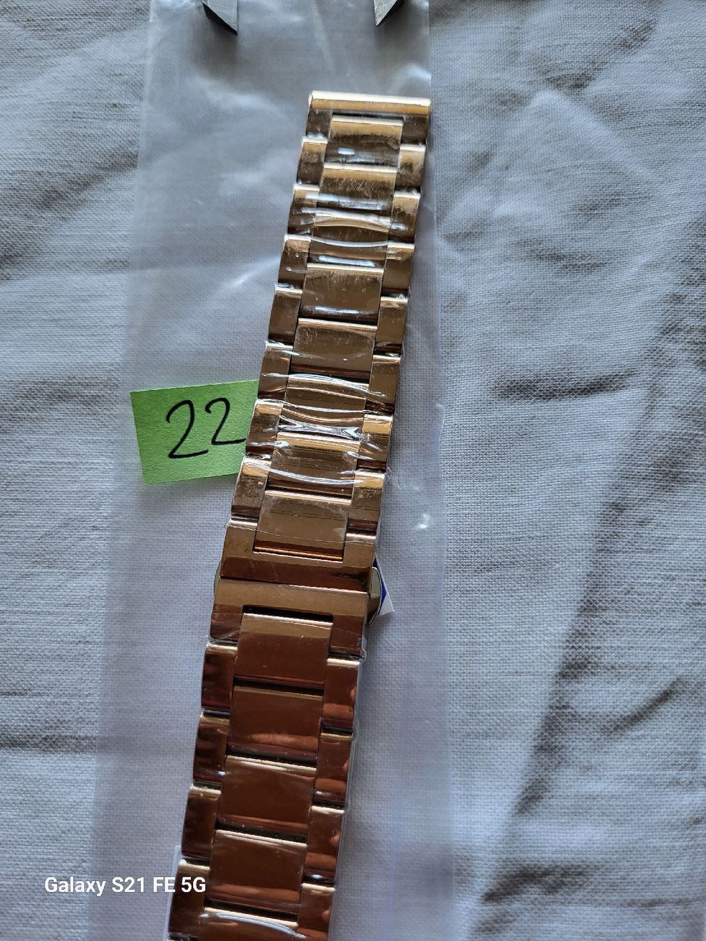 Bracciali & Braccialetti: 22mm Rosa farb, neu uhrenarmband – Nuovo e nell'imballaggio originale da Riehen venduto da tamola67 3
