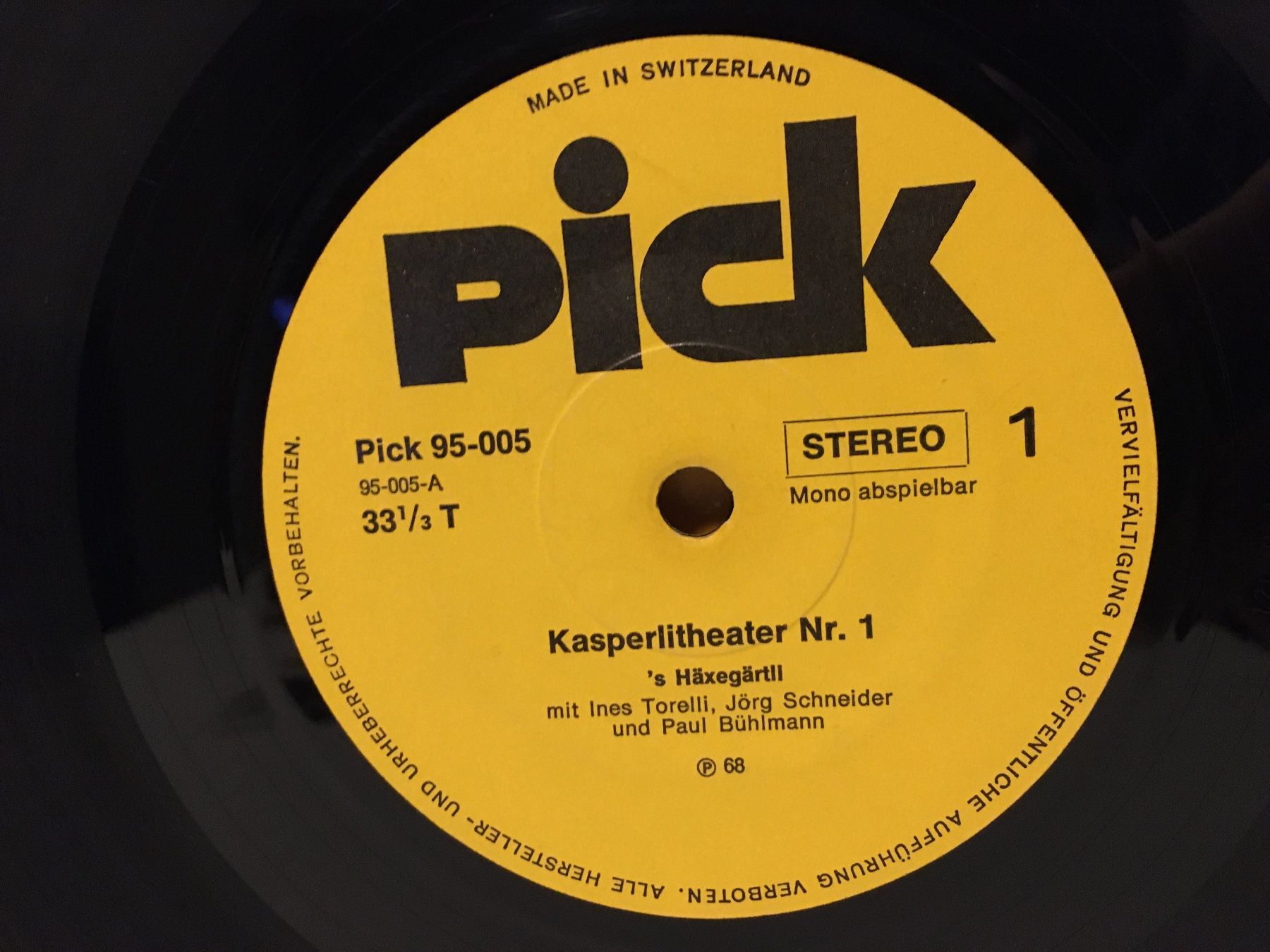 Dischi in vinile: Schallplatte - Kasperlitheater Nr. 1 - Pick - 1968 – Usato da Andwil SG venduto da Rainboli 4