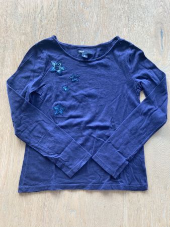 Sweatshirt mit Paillettensterne  Gr. 8 Jahre