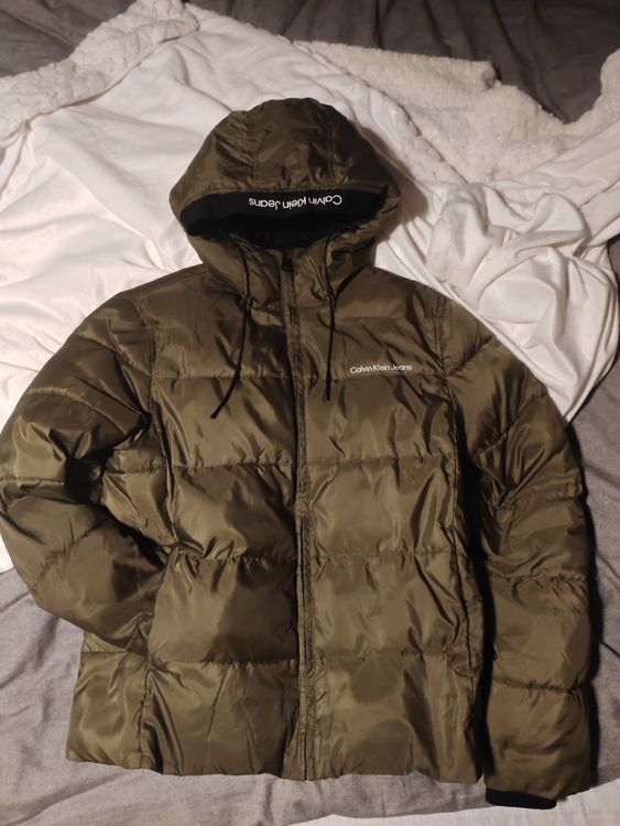 Calvin Klein veste hiver vert-olive / WinterJacke xs 5