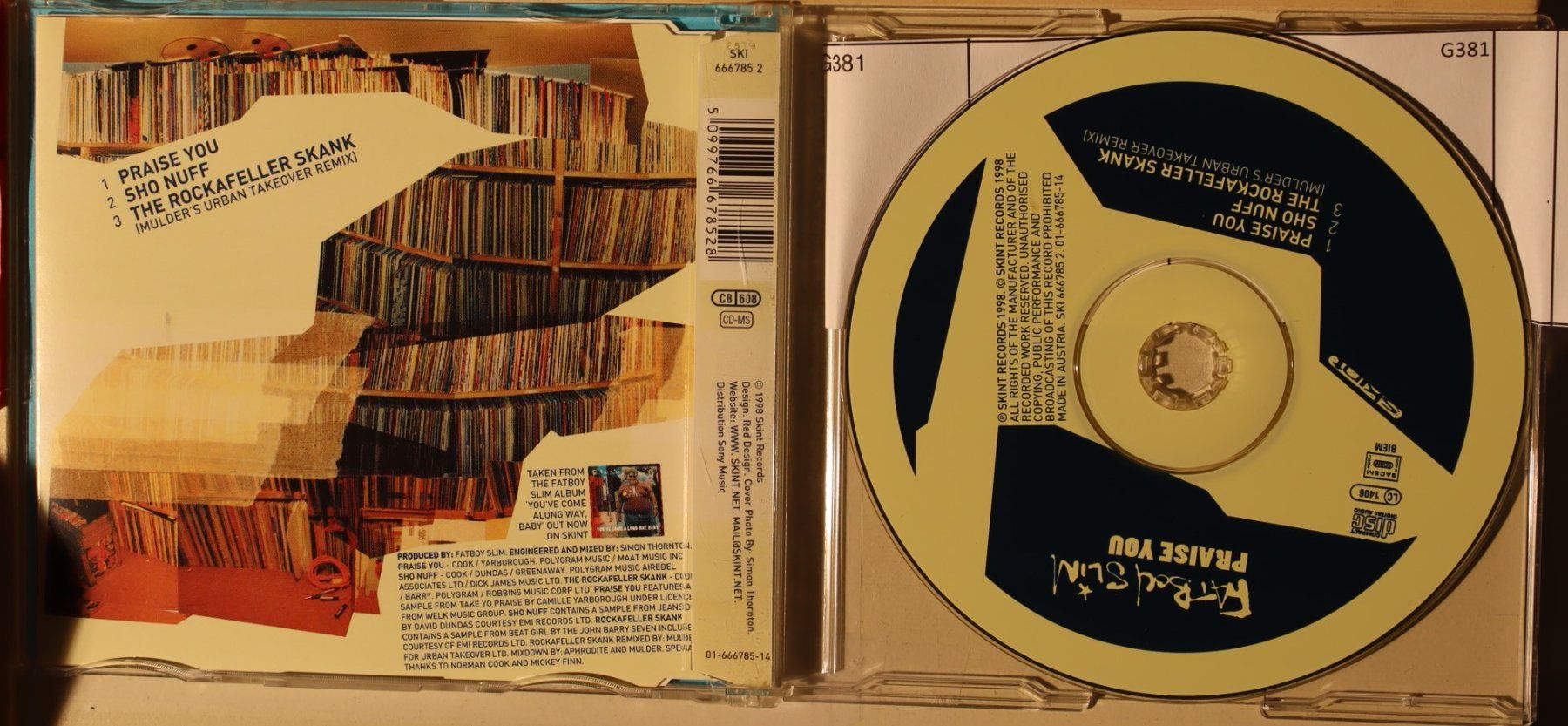 CDs: Fat Boy Slim – Praise You – Gebraucht aus Luzern von CONTENTI 1