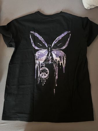 T-Shirt mit Schmetterling Motiv, Grösse S