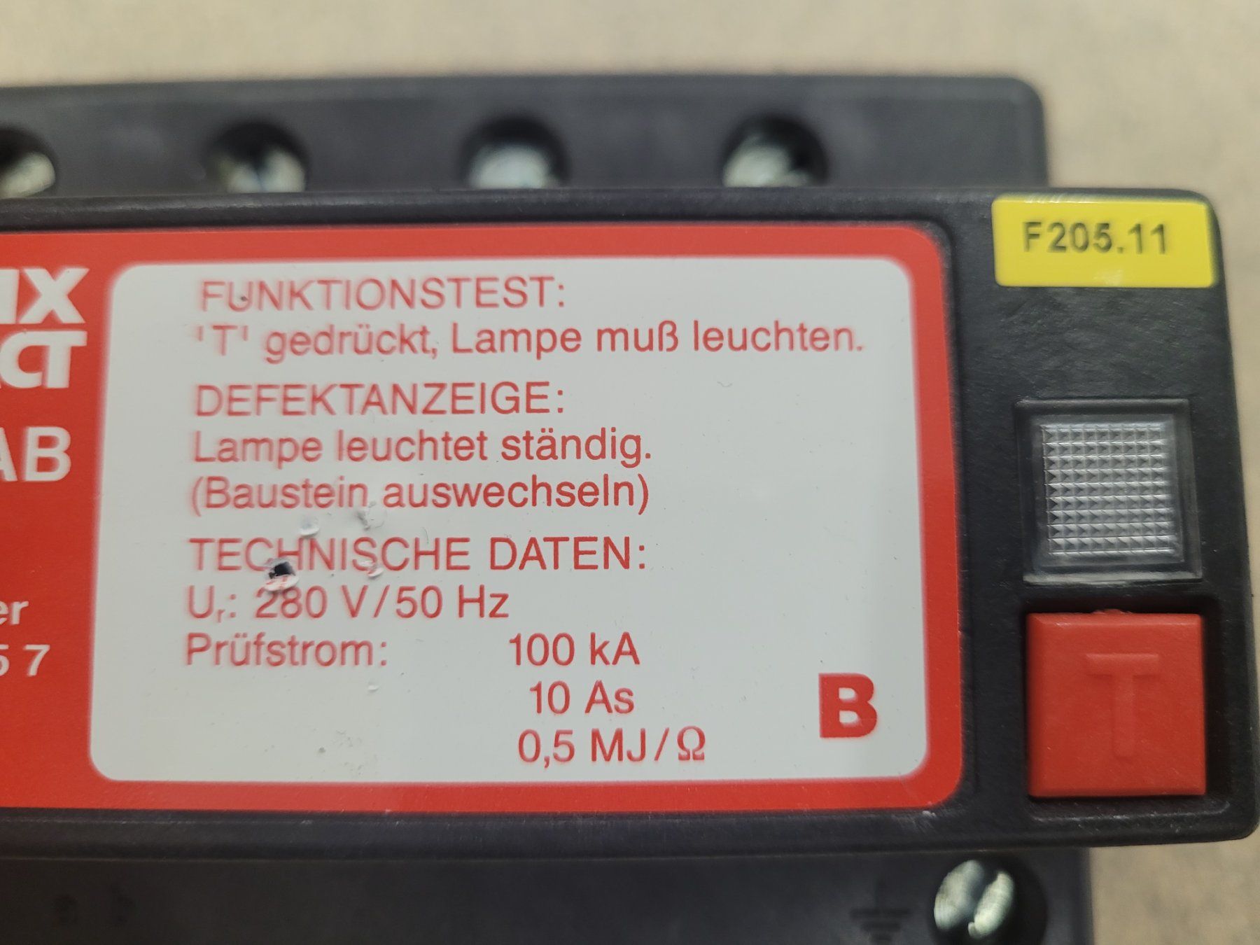 Phoenix Contact Componenti elettronici: Phoenix Contact Powertrab FM Blitzstrom-Ableiter / 27 94 657 – Usato da Vitznau venduto da Vitznau84 3