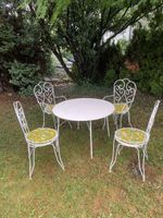 Antike Garten Garnitur Stühle Tisch 
