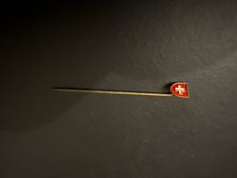 Sehr alte Anstecknadel Pin Schweiz Flagge super Zustand🇨🇭