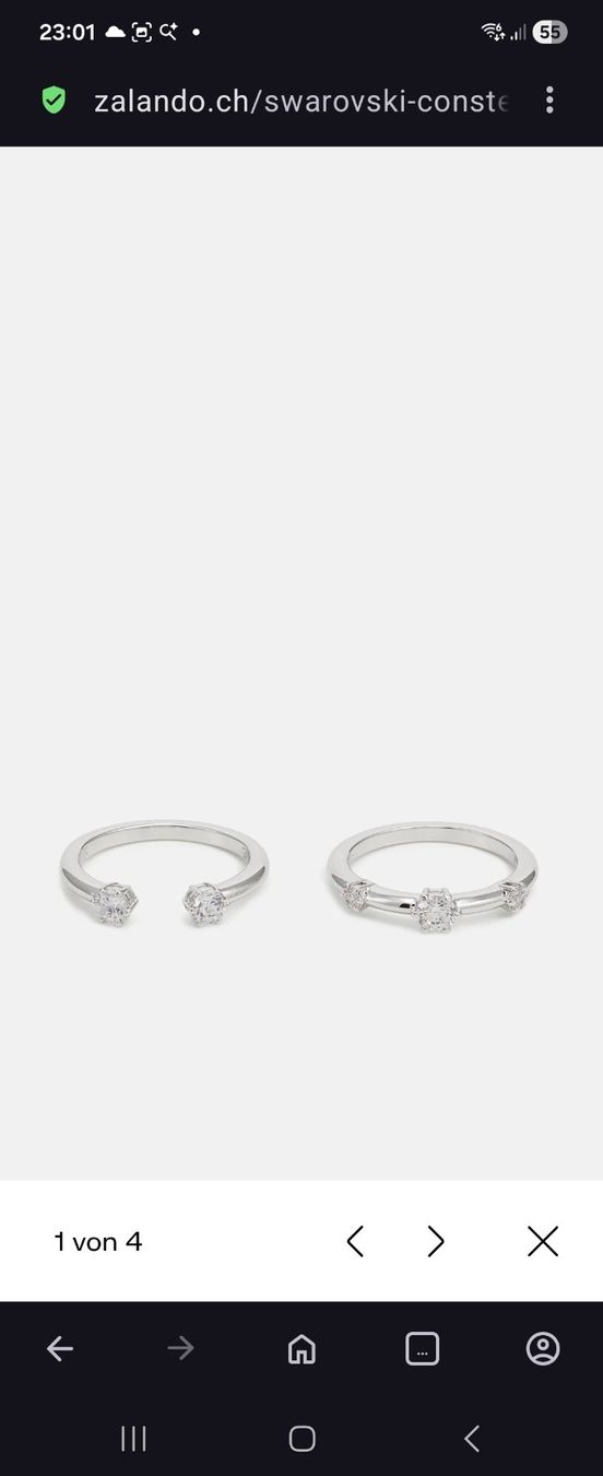 Swarovski Anelli: Swarovski ring set size 50 – Usato da Horgen venduto da dariajedraszyk 2