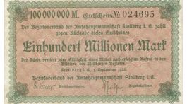 Stollberg 100 Mil.Mark 01.09.1923 SS++-VZ