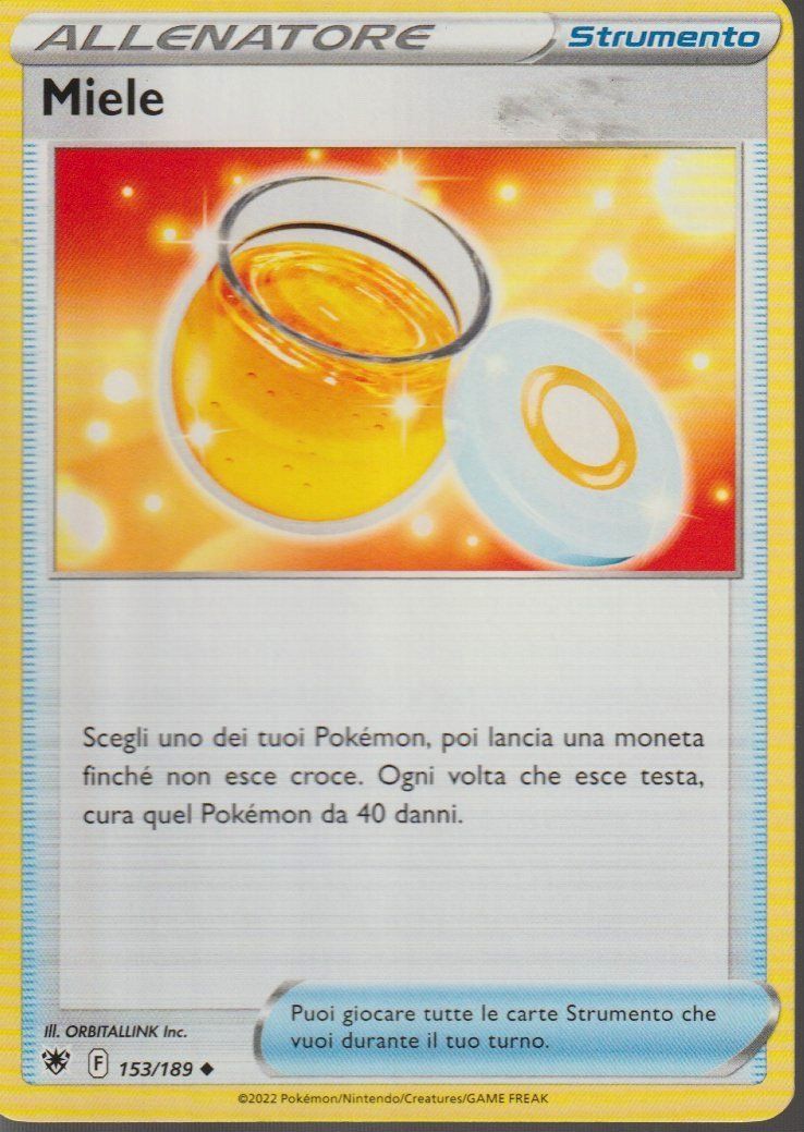 Pokémon Carte collezionabili: TCG POKEMON Lucentezza Siderale ARS 153/189 MIELE Italiano – Nuovo (secondo la descrizione) da Vezia venduto da Aquarius_Age