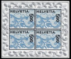 2000 Stickereiblock Nr.999 postfrisch **