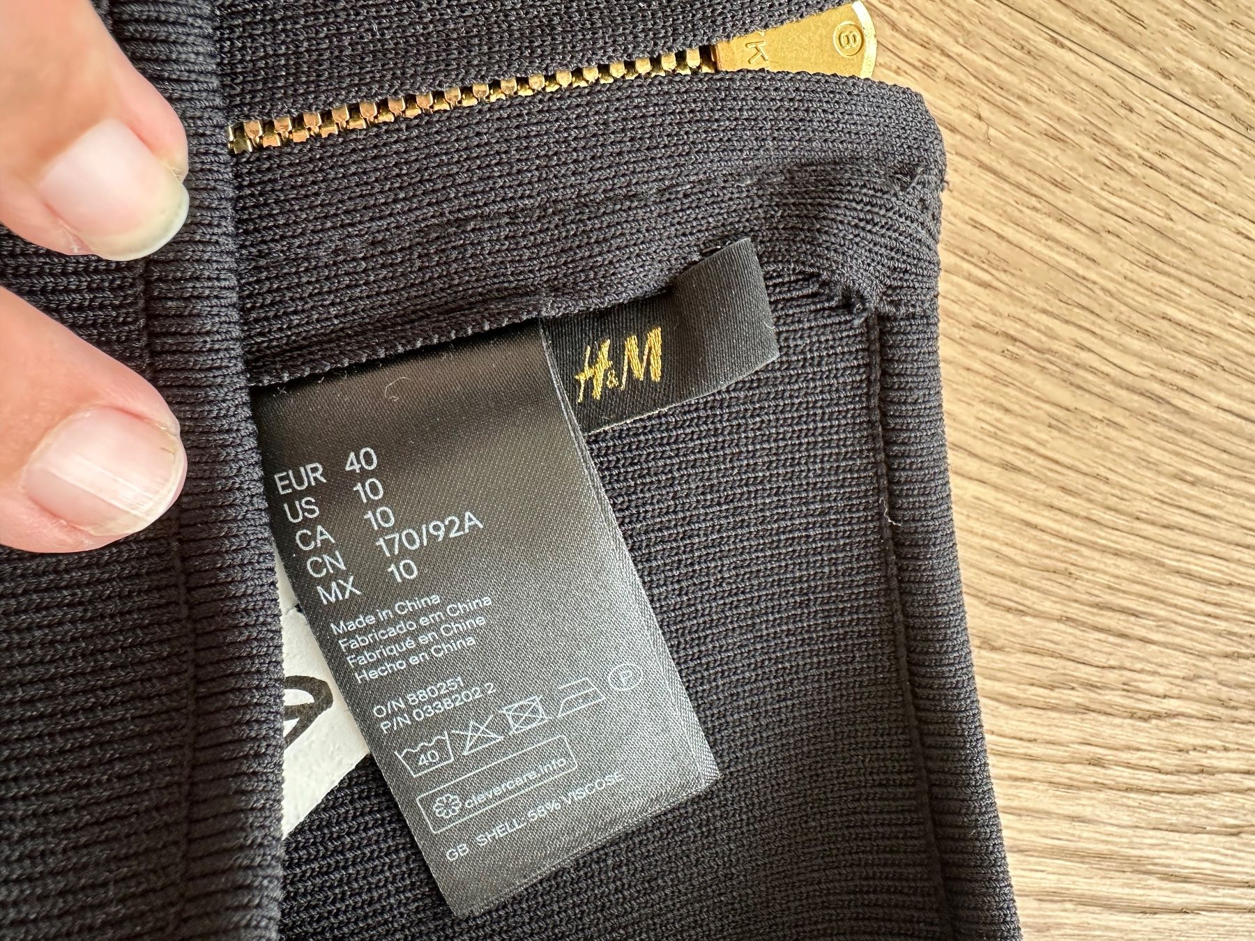 Balmain Gonne: Balmain x H&M Bleistiftrock Grösse 36 – Usato da Wädenswil venduto da Ktodat 4