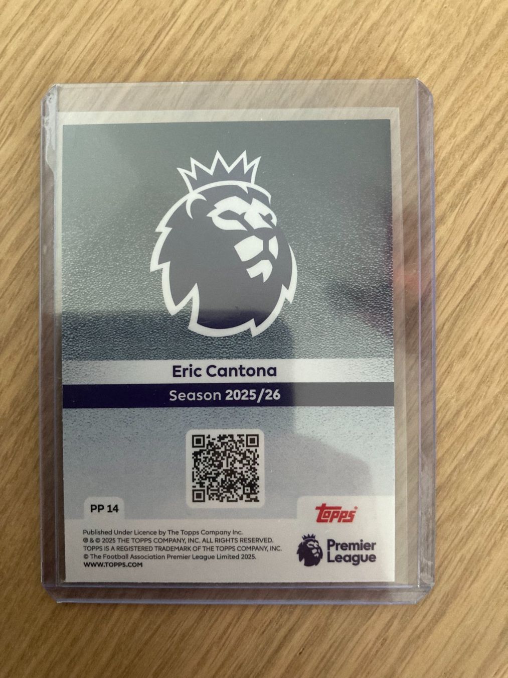 Topps Carte collezionabili: Topps Premier League 2025-26 - Premier Pull - Cantona – Usato da La Tour-de-Peilz venduto da Tyalos_Cards 1