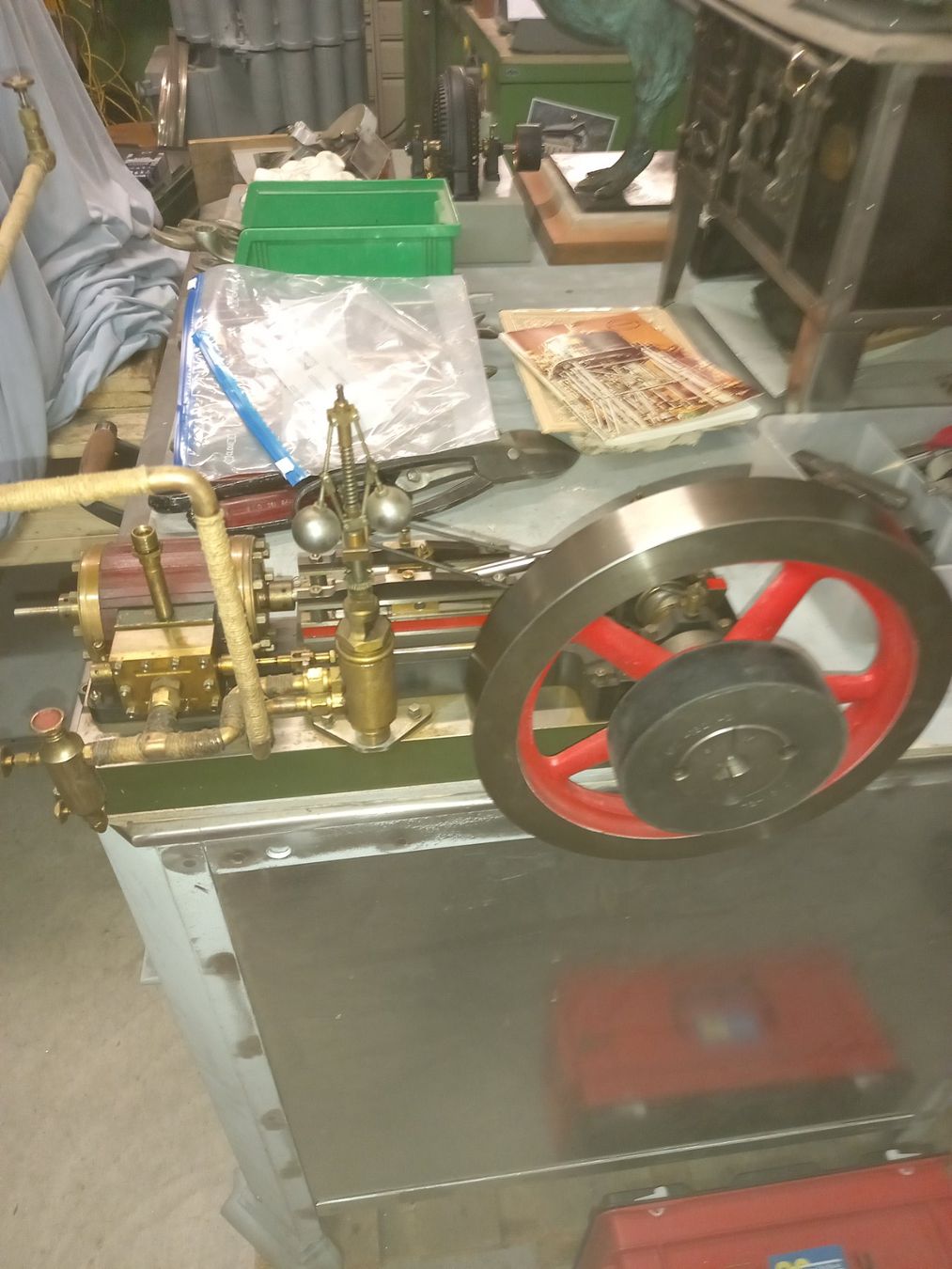 Kit di modellismo & Modellini statici: Dampfmaschine HS156 HOLZAPFEL – Usato da Brunnen venduto da Ofen21