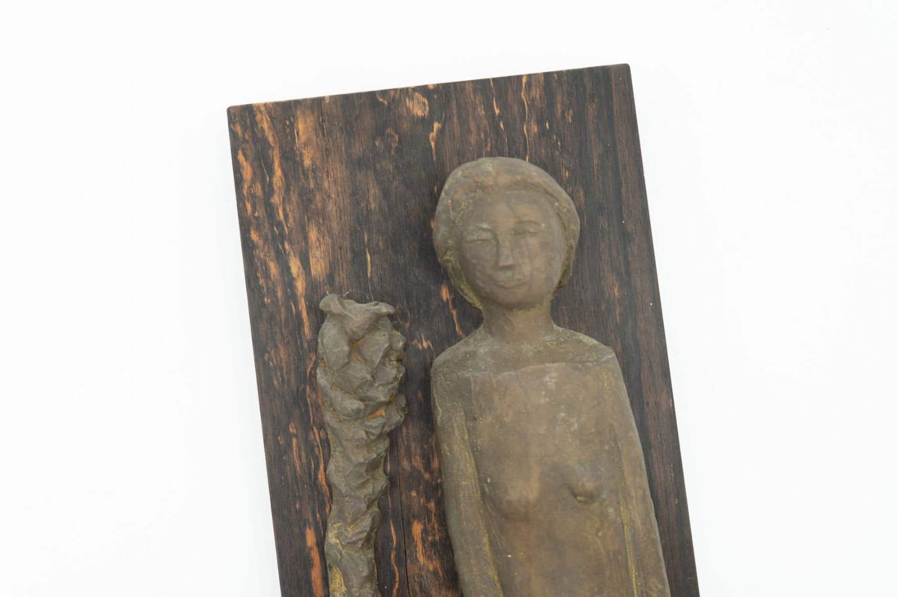 Sculture & Statue: Bronzerelief auf Holz - monogrammiert - Ref. 07/55 – Usato da Au ZH venduto da BrockiAu 4
