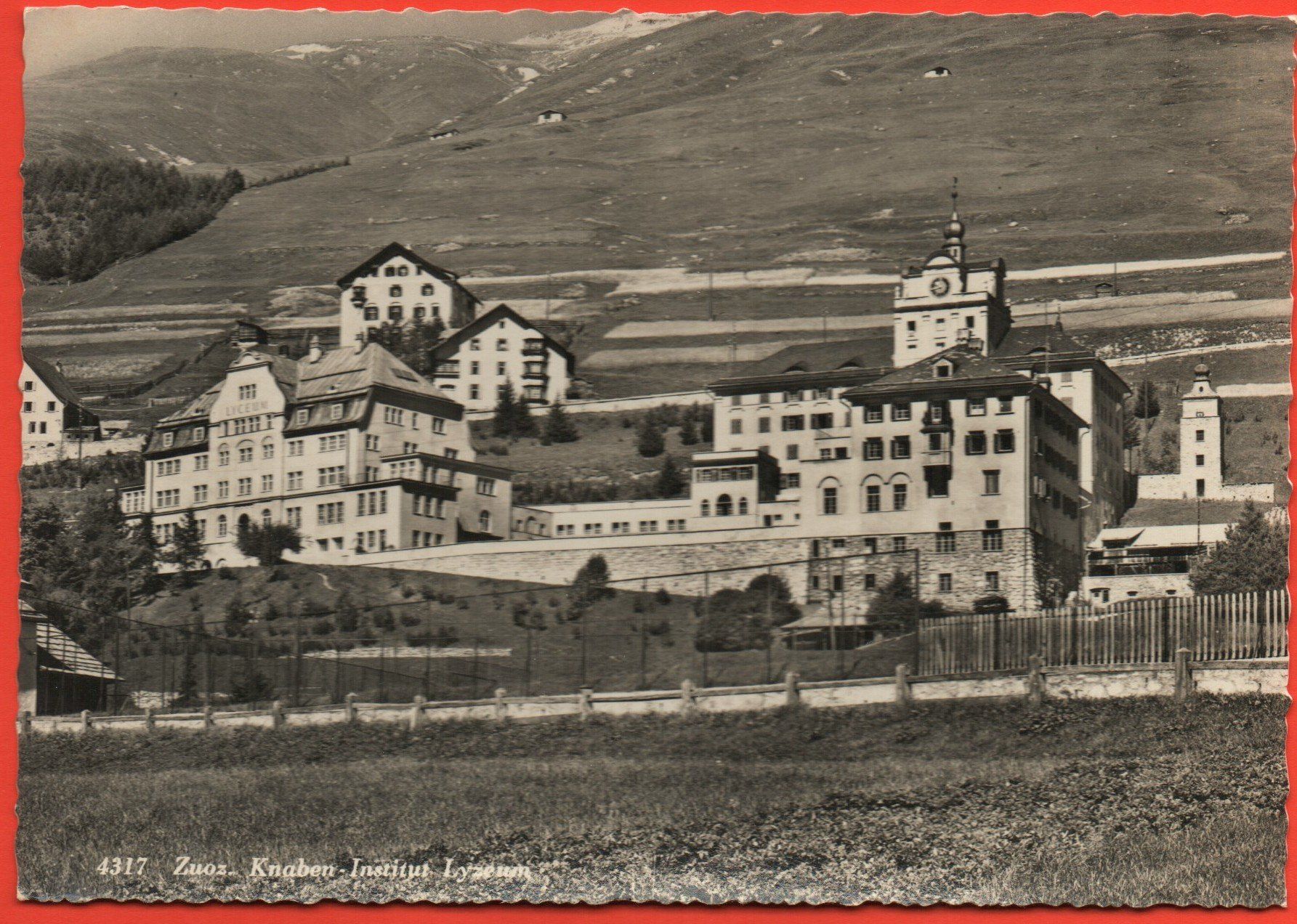 Cartoline postali: ZUOZ Knaben-Institut Lyzeum – Nuovo (secondo la descrizione) da Jona venduto da philajona