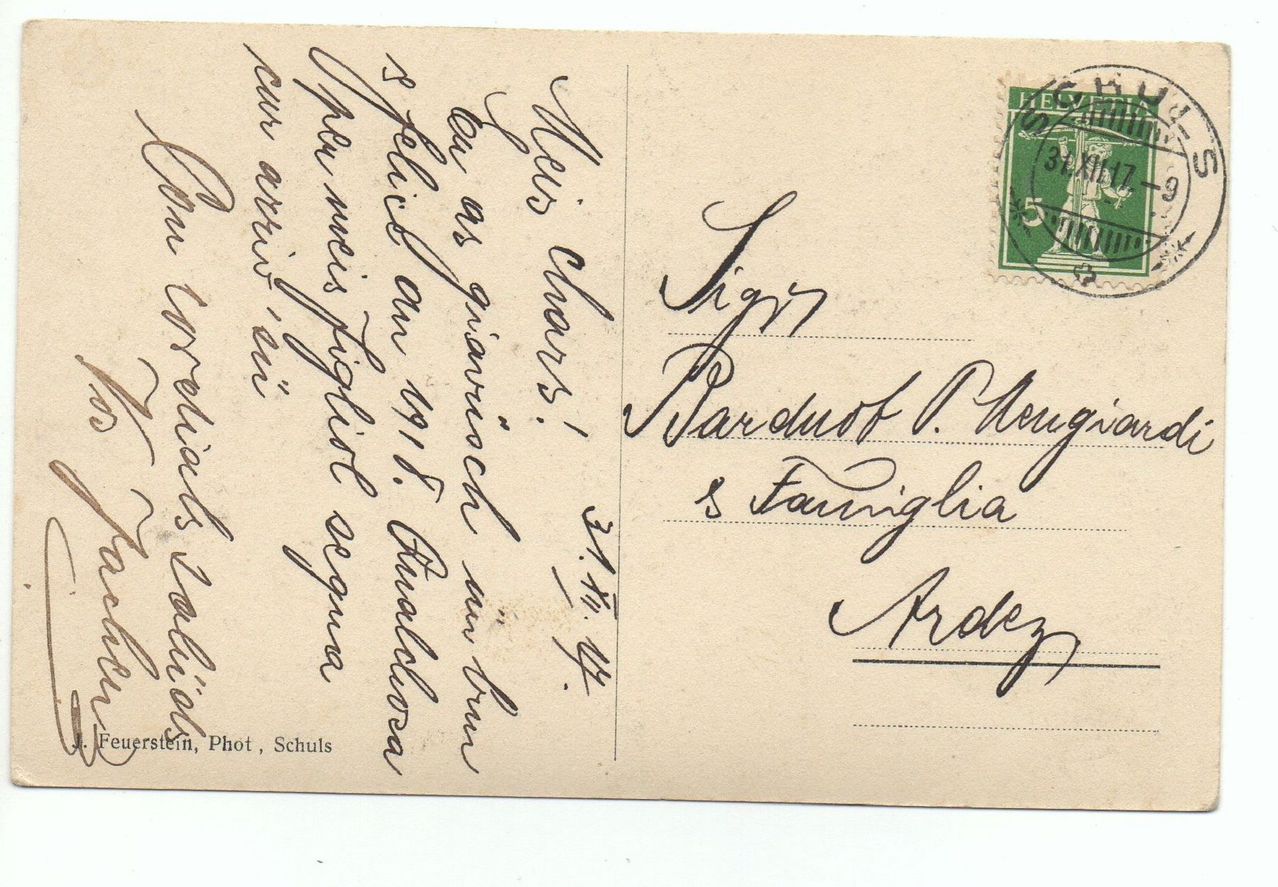 Cartoline postali: Gruss aus SCHULS – Usato da Jona venduto da philajona 1