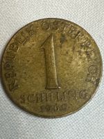 Pièce 1 Schilling Autriche 1960, monnaie d'occasion