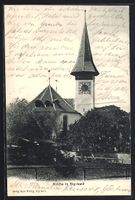 AK Sigriswil, Ortspartie an der Kirche