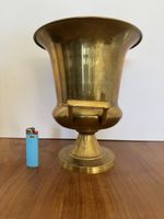 Grosser Messing Behälter Gefäss 🏆 mit Henkeln 26cm ⌀ 22.5cm