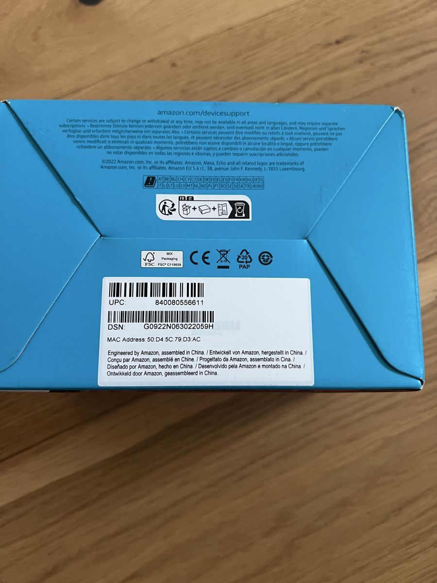 Amazon Casse acustiche: Alexa Echo Dot 5. Generation  – Nuovo e nell'imballaggio originale da Zürich venduto da Iliana22 2