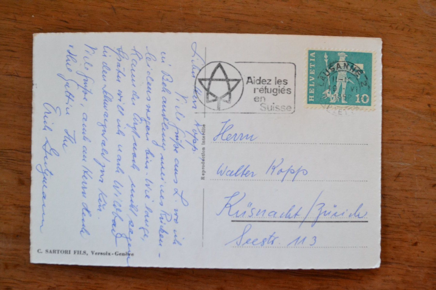 Cartes postales: AK Lausanne VD – D'occasion à Beinwil am See par kajak55 1